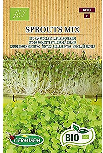 Germisem Bio Graines Duo de Roquette et Luzerne à germer ECBIO1901 Multicolore