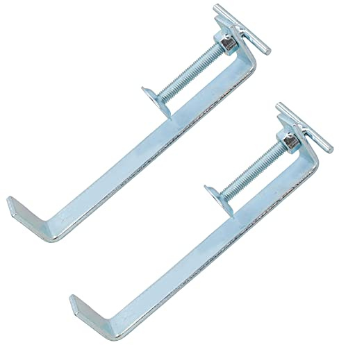 Lot de 2 supports de serrage pour mur intérieur de menuiserie 200 mm