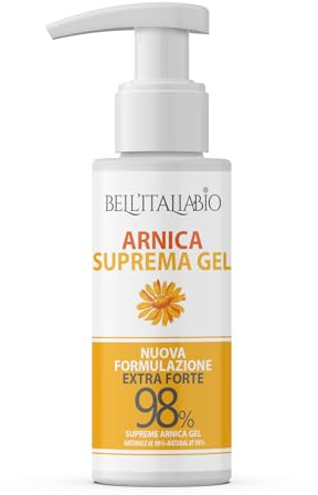 Árnica para Caballos Uso Humano 98% Natural y Fórmula Profesional, Gel Concentrado Fuerte de Árnica 100 ml - BELL'ITALIABIO