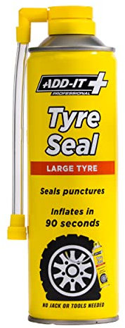 Add-It Tyre Seal, Emergency Puncture Repair, Large Tyre, 500 ml