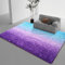 DweIke Flauschige Teppiche, Farbverlaufsteppiche, 1.5x2.4 m, bunte, moderne Shag-Teppiche für Schlafzimmer, Wohnzimmer, ultraweicher und bequemer Kinderzimmerteppich, Blau/Lila