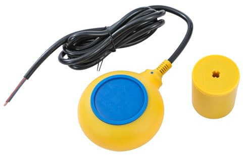 KATSU Interrupteur à Flotteur 220V Contrôle Automatique de Niveau d'Eau avec Câble 2M pour Pompe Électrique, Réservoir d'Eau, Pompe Submersible