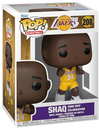 Funko Pop! NBA: LA Lakers- Shaq - 2000 WCF Celebration - Figura de Vinilo Coleccionable - Idea de Regalo - Mercancía Oficial - Juguetes para niños y Adultos - Figura Modelo para coleccionistas