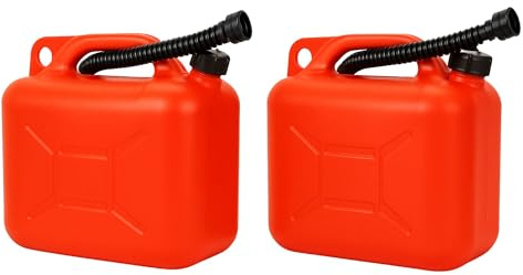 Plastard Benzinkanister 2er-Set 20 Liter – Kraftstoffkanister mit Ausgießer – Für Benzin, Diesel, Wasser, AdBlue, Auto, Motorrad, Boot, Camping – UN-Zulassung, langlebig