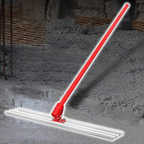 Set di cazzuola regolabile per finitura in calcestruzzo e galleggiante per tori, kit di attrezzi in lega di magnesio in alluminio per un perfetto lavoro di cemento. Costruzione professionale