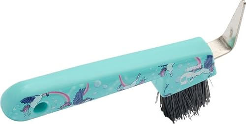 Equipage Horse Guard - Raschietto per zoccoli Aruba Blue con motivo Pegasus