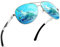 GQUEEN Pilotenbrille Herren Polarisiert Piloten Sonnenbrille UV400 Pilot Flieger Damen,MOS1