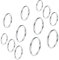 VELESAY 12 Stück Edelstahl Ringe Stapelbarer Knuckle Ringe für Damen Frauen 2MM Dünner Knöchelring Midi Band Ringe Stapelringe Fingerringe Edelstahl Knöchel Ringe Set Damen Schmuck