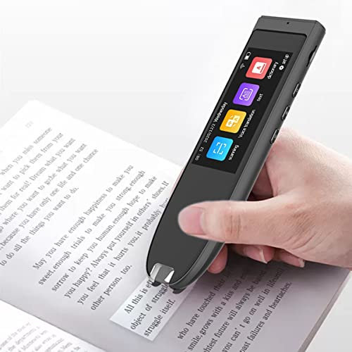 Bolígrafo de lectura de traducción de voz |Bolígrafo traductor de escaneo de voz inteligente |Pluma de diccionario sin conexión de 11 idiomas |Escáner de bolígrafo traductor WiFi de 111 idiomas