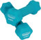Neopren Kurzhanteln 0,5kg Set – 2er Set Fitness Hanteln rutschfest mit Gusseisenkern – Trainingsgewichte, Krafttraining, Aerobic, Yoga, Pilates, Heimtraining Türkis
