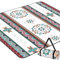 Qoosea Couverture de Pique-Nique 200x200 CM Boho, Tapis de Pique-Niques Pliable avec Envers Imperméable, Tapis de Plage et Lavable avec Poignée, Nappe Picnic pour la Randonnée Voyage Camping Parc