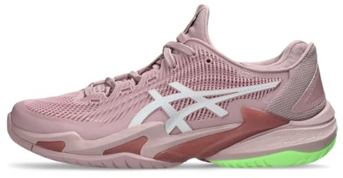 ASICS Women's Court FlyteFoam 3 Tennis Shoes, 11.5, MORGANITE/White