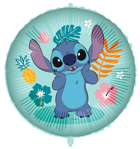 Procos – Puntada de globo inflable Hawaii, diámetro aprox. 46 cm, helio, aire, globo, cumpleaños, regalo