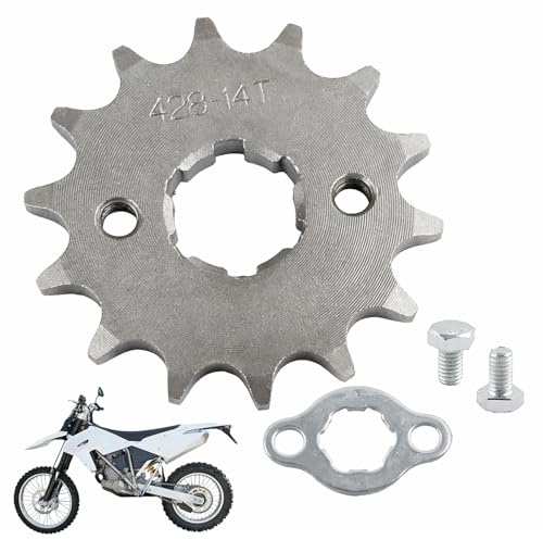 428 Chain 14-Tooth Front Engine Sprocket for Motorcycle, ATV & UTV, 20mm Bore
