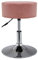 Duhome Drehhocker Höhenverstellbar Barhocker Rund Schminktisch Hocker Drehbar Sitzhocker aus Samt für Büro Schlafzimmer Wohzimmer, Rosa