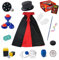 Heyzeibo Magic Tricks Set for Kids - Cosplay Costume Dress & Magic Props, Top Hat, Fancy Dress & More, Age 5+