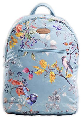 Maison d' Hermine Rucksack für Damen und Herren, Baumwolle, Mehrzweck-Rucksack mit kleiner Tasche, leicht, mehrere Taschen, 08 - Equinoxe, 9.4 L x 5.5 W x 13.4 H (Backpack), 08 - Equinoxe