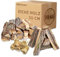 VBChome Brennholz Menge 30 kg Eiche Holz Holzscheite 30cm Getrocknetes Holz Kaminholz Lagerfeuer und Ofen Kaminöfen Grill Feuerholz Auswahl 10-500 kg Natürlich Holz Sofort Einsatzbereit