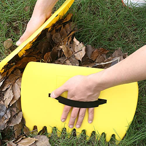 Pick-Up Tools, Garden and Yard Leaf Scoops Leaf Collector Grass Grabbers Leaves Pick Up Hand Rakes for Lawn Cutting