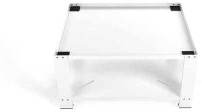 Wasophoogte® Waschmaschinen Untergestell - Waschmaschinenunterschrank - Waschmaschinen Podest - 31 cm Hoch - Weiß - Universell
