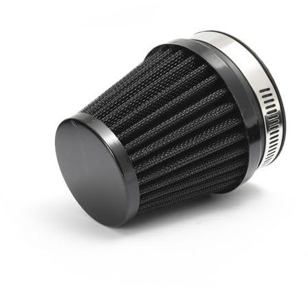 Filtro dell'aria conica universale per moto, 58-62 mm, nero