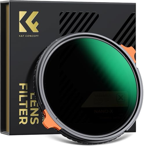 K&F CONCEPT 95mm True Color Variable ND CPL Filter, 2-in-1 ND2- ND32 Polarizing Neutral Density Fader Polarizer Camera Lens Filter (Nano-X Series)