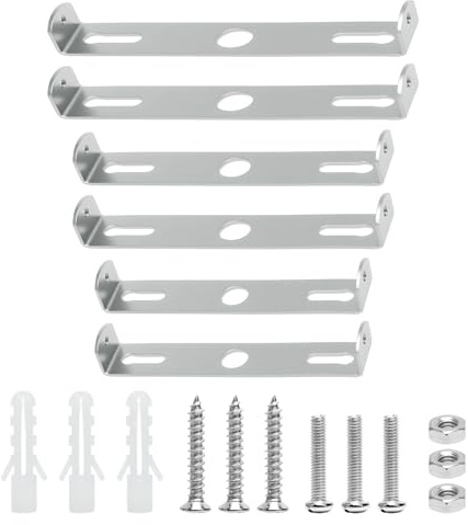 TNSLAND 9 pezzi supporto da soffitto lampada, 90/100/105 mm, supporto lampada da soffitto con viti, accessori da soffitto per plafoniera, lampade da sospensione in casa e ufficio
