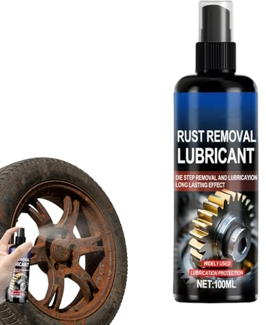 Spray Antirouille 100 Ml, Anti-rouille Pour Intérieur Et Extérieur, -Rouille Pour Voiture, Convertisseur De Rouille À Effet Immédiat, Élimine Les Taches De Rouille Tenaces, Pour Voitures, Métals