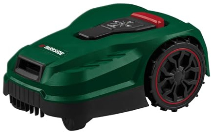 PARKSIDE® Robot Tosaerba City Smart PAMRC 250 A1 20V, Motore Brushless, Fino a 250 m², Larghezza di Taglio 16 cm, Controllo App Bluetooth, Batteria 20V e Stazione di Ricarica Incluse