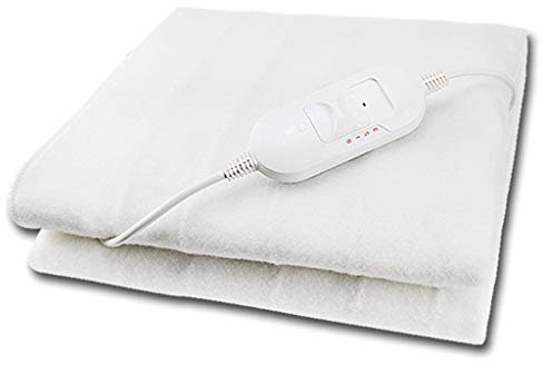 Electric Blanket Heated Washable Fleece Under Luxury Double Bed