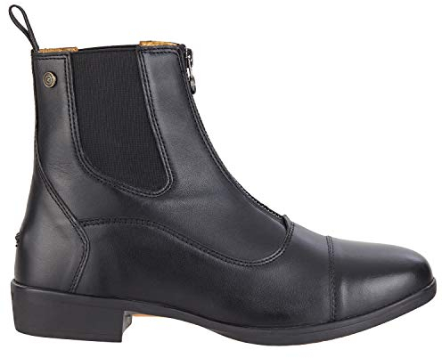 SUEDWIND FOOTWEAR Reitstiefeletten Advanced II FZ – Damen Schlupf-Stiefeletten mit Reißverschluss vorn – Chelsea Boots aus Rindleder – komfortable OrthoLite-Sohle – schwarz – Gr. 44