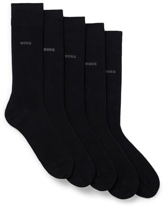 BOSS Herr 5P RS Uni Color CC herrstrumpor, Black1, 43–46 (5-pack)