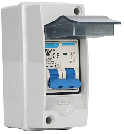 DC-Trennschalter, PV-Solar-PV-Anlage Überspannungsschutz IP65 Wasserdichter Leitungsschutzschalter 63A 1000V