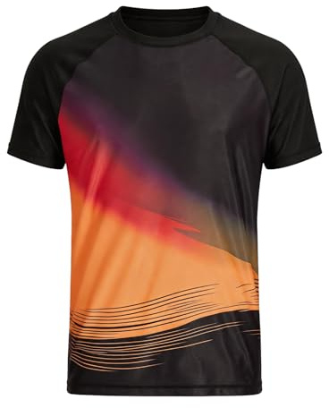 VAYAGER Camiseta de natación de manga corta para hombre, protección solar UPF 50+, de secado rápido, para agua, playa, protección solar