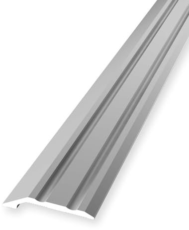 Profilé de finition 6 x 30 x 2700 mm - En aluminium anodisé - Autocollant - Argenté