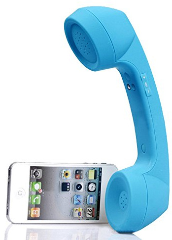 Cornetta del Telefono per Cellulare Auricolare e microfono wireless a forma di cornetta del telefono retrò per comode telefonate da cellulare
