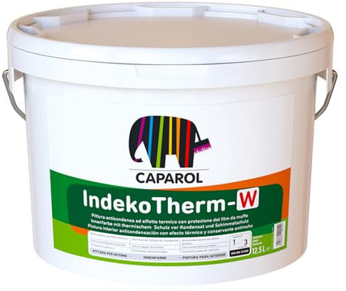 Caparol Indeko Therm W Pittura Lavabile Anticondensa Ad Effetto Termico Lt 12,5