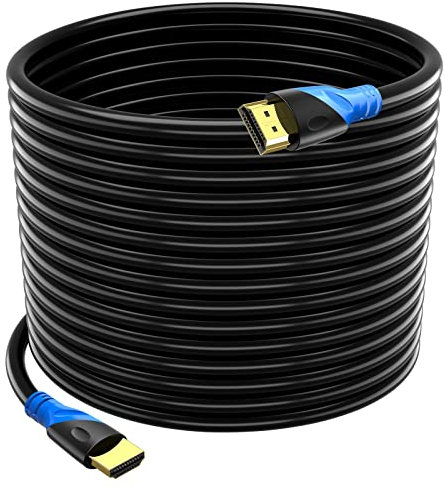 Rommisie 4K HDMI 75 FT Cable (HDMI 2.0,18Gbps) Ultra High Speed Gold Plated Connectors,Ethernet HDMI Cord, 4K@60HZ 2K 1080P 3D ARC Compatible with UHD TV Monitor Laptop Xbox PS4/PS5 ect(23m)
