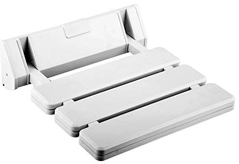 Makidar Duschklappsitz Klappsitz Duschsitz Duschstuhl (Weiß)