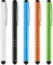 5 Pièces Stylet Fin Stylet à Écran Tactile Capacitif Universel pour Tablettes et Téléphones Portables (Blanc, Noir, Bleu, Orange, Vert)