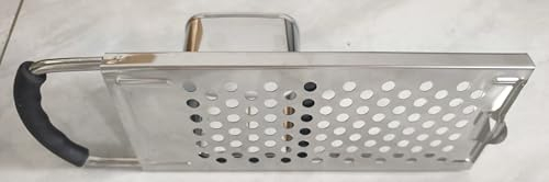 Spätzleaffettatrice per spätzle, in acciaio inox, per spaghetti, grattugia, colino per spätzle – Schiacciapatate in acciaio inox, raschietto per spaghetti per tutte le pentole, ghiaccio fino a Ø 30