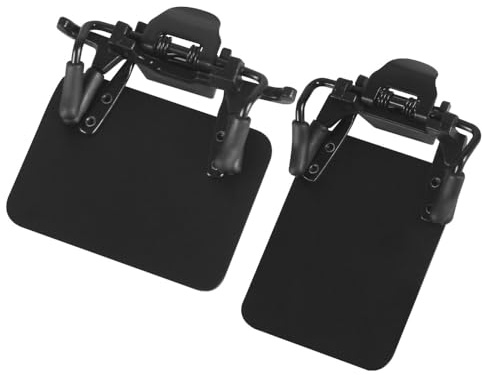 DONGKER Clip oclusor para gafas de tiro, 2 piezas de ángulo ajustable de 180° para gafas de tiro para entrenamiento deportivo
