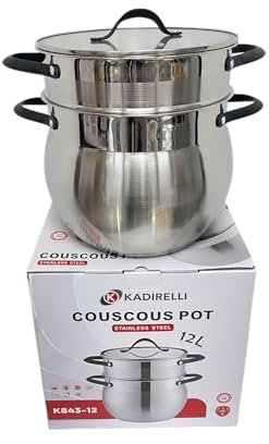 Generisch Couscous Topf Couscoussiere Kuskus Dampfgarer Kochtopf Induktion 12 Liter