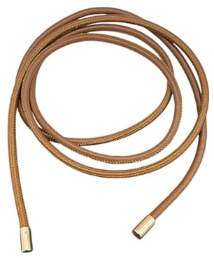 APLudoo Cintura sottile in pelle PU da donna in stile vintage catena decorativa in vita cintura per abito e cappotto Decor 160 cm corda femminile, A, Taglia unica