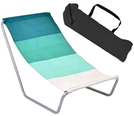 Reclining Camping Chair Foldable Adjustable Reclining Lightweight | Portable Heavy-Duty Camping Reclining Lounge Chair for Outdoor Camping, Garden Lounger, Sun Lounger, Patio, Backyard