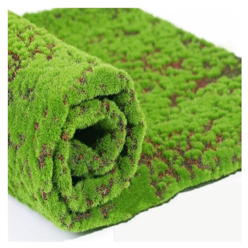 LINGDSWULING Alfombra De Simulación De Musgo Artificial, Revestimiento Pared Acolchado Espuma, Planta, Almohadilla Musgo Realista Cesped Artificial Terraza Tapiz,(B)