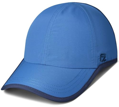 GADIEMKENSD Mens Hats Baseball cap UPF 50+ Sun Quick Dry Lightweight Breathable Trucker Hat Outdoor Hiking Fishing Run Golf Sports Dad Mesh Hats Quick Drying A Go Running Hats for Men Women Men Blue