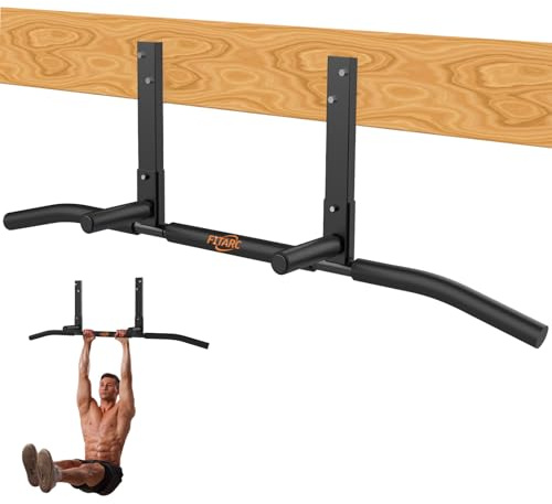 Fitarc Joist Mount Pull Up Bar, Chin Up Bar Ceiling Mount, Heavy Duty Home Gym Workout Equipment, Upper Body Trainer, 42 in Wide -Patent Pending