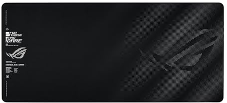 ASUS ROG Sheath II XXL Alfombrilla de ratón Gaming, Tejido de refrigeración Avanzada, Bordes duraderos antidesgaste, Base de Goma Antideslizante, 400 x 900 x 3 mm, Negro