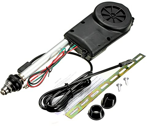 Remorui Kit antenna automatica per auto, antenna FM elettrica per auto, amplificatore automatico casuale
